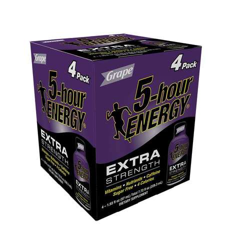 5 HOUR ENERGY 5-Hour Energy Extra Strength Grape 1.93 oz. Bottle, PK48 721241